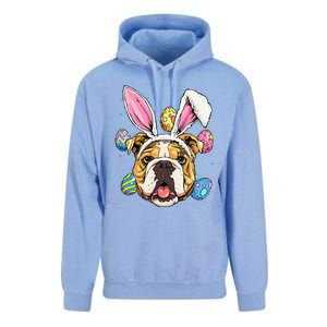 Easter Bunny American Bulldog Dog Women Unisex Surf Hoodie