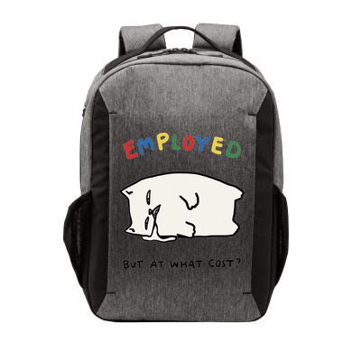 Employed But At What Cost - Funny Cat Vector Backpack