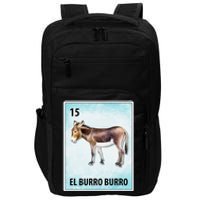 El Burro Burro Mexican Donkey Burro Cards Impact Tech Backpack