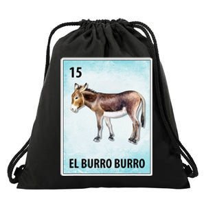 El Burro Burro Mexican Donkey Burro Cards Drawstring Bag