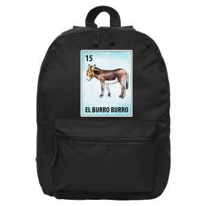 El Burro Burro Mexican Donkey Burro Cards 16 in Basic Backpack