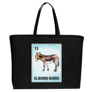 El Burro Burro Mexican Donkey Burro Cards Cotton Canvas Jumbo Tote