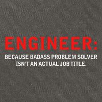 Engineer Because Badass Problem Solver Isn’T An Actual Job Cotton Canvas Backpack