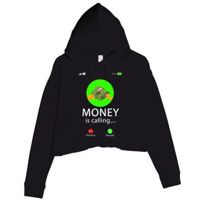 Entrepreneur Businessman Business Owner Crop Fleece Hoodie