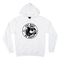 Eat Beef Be Happy Funny Heifer Cow Farmer Hoodie