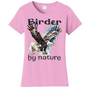 Eagle Birding By Nature Birding Bird Watching Women's T-Shirt