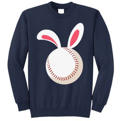 Easter Baseball Bunny Ears Happpy Easter Day Sweatshirt