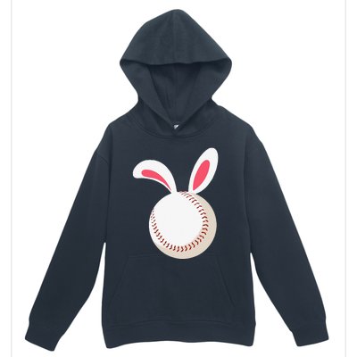 Easter Baseball Bunny Ears Happpy Easter Day Urban Pullover Hoodie