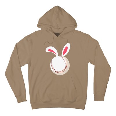 Easter Baseball Bunny Ears Happpy Easter Day Hoodie