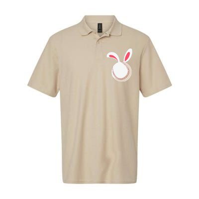 Easter Baseball Bunny Ears Happpy Easter Day Softstyle Adult Sport Polo