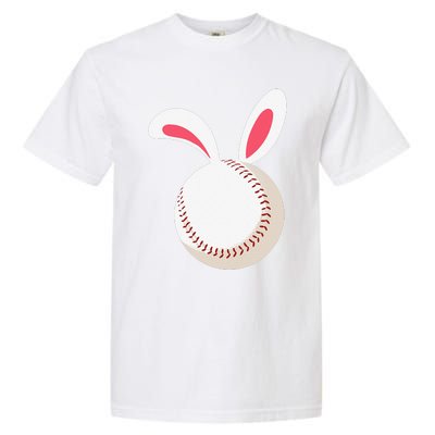 Easter Baseball Bunny Ears Happpy Easter Day Garment-Dyed Heavyweight T-Shirt