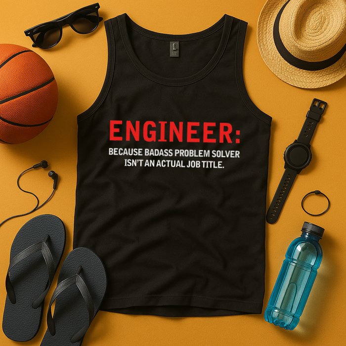 Engineer Because Badass Problem Solver Isn’t An Actual Job Tank Top