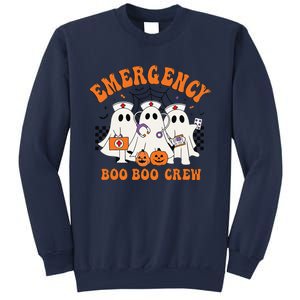 Emergency Boo Boo Crew Halloween Ghost Nurse Sweatshirt