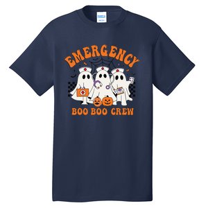 Emergency Boo Boo Crew Halloween Ghost Nurse Tall T-Shirt