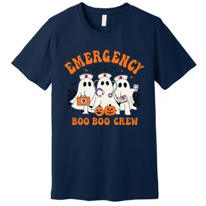 Emergency Boo Boo Crew Halloween Ghost Nurse Premium T-Shirt