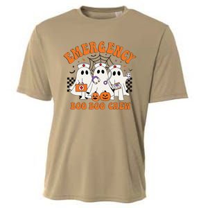 Emergency Boo Boo Crew Halloween Ghost Nurse Cooling Performance Crew T-Shirt