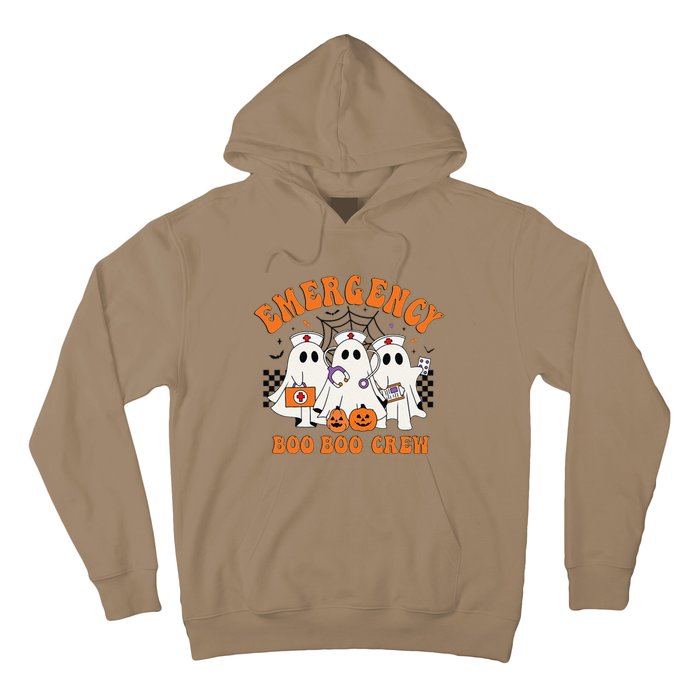 Emergency Boo Boo Crew Halloween Ghost Nurse Hoodie