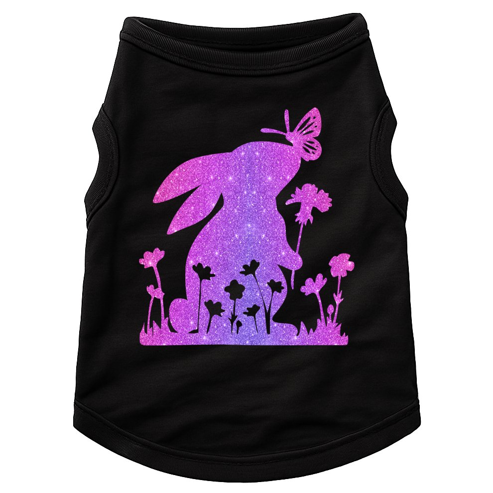 Easter Bunny Butterflies Flowers Doggie Tank