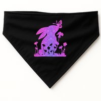 Easter Bunny Butterflies Flowers USA-Made Doggie Bandana