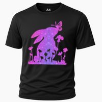 Easter Bunny Butterflies Flowers Cooling Performance Crew T-Shirt