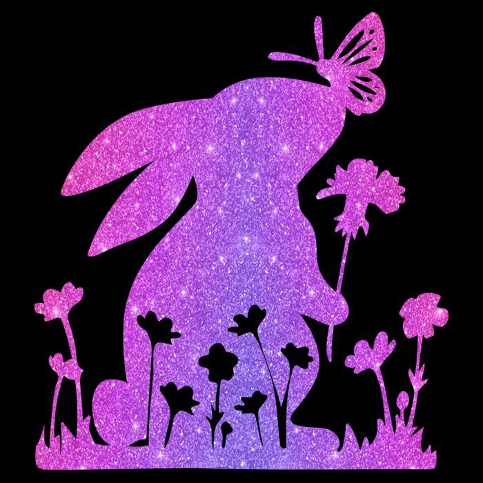 Easter Bunny Butterflies Flowers Flatbill Hat