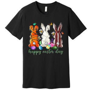 Easter Baseball Basketball Football Bunny Easter Premium T-Shirt