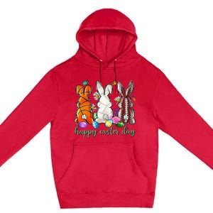 Easter Baseball Basketball Football Bunny Easter Premium Pullover Hoodie