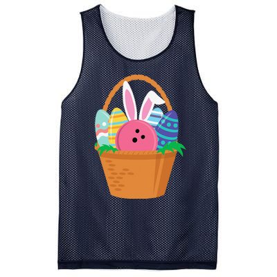 Easter Bunny Bowling Game Egg Basket Mesh Reversible Basketball Jersey Tank