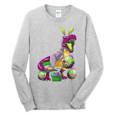 Easter Basket Bunny Dinosaur Egg T Rex Tall Long Sleeve T-Shirt