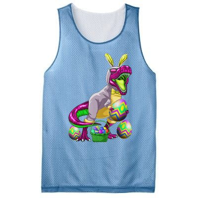 Easter Basket Bunny Dinosaur Egg T Rex Mesh Reversible Basketball Jersey Tank