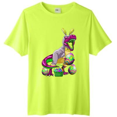 Easter Basket Bunny Dinosaur Egg T Rex Tall Fusion ChromaSoft Performance T-Shirt