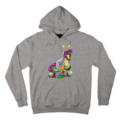 Easter Basket Bunny Dinosaur Egg T Rex Tall Hoodie