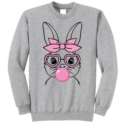 Easter Bunny Bubble Gum Cute Tall Sweatshirt