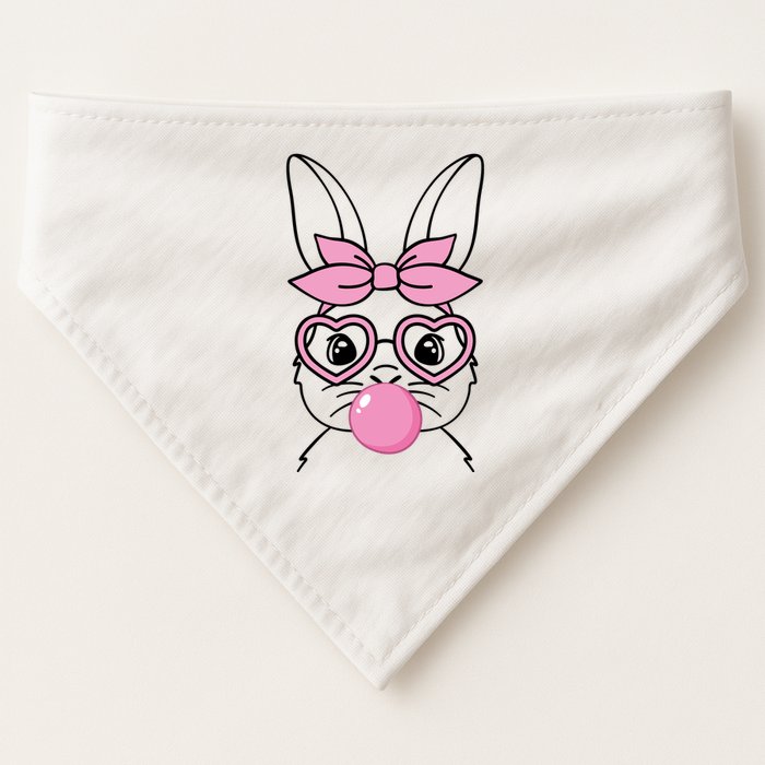 Easter Bunny Bubble Gum Cute USA-Made Doggie Bandana