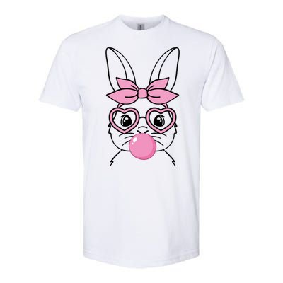 Easter Bunny Bubble Gum Cute Softstyle CVC T-Shirt