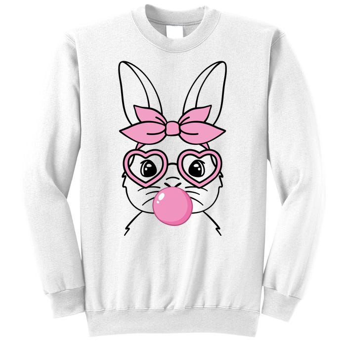 Easter Bunny Bubble Gum Cute Sweatshirt