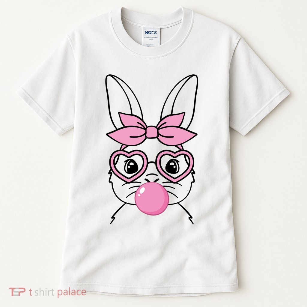 Easter Bunny Bubble Gum Cute Tall T-Shirt