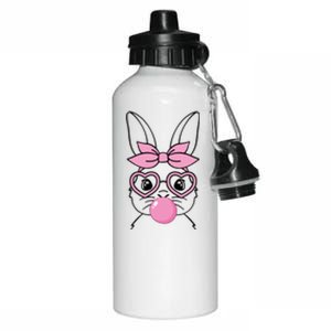 Easter Bunny Bubble Gum Cute Aluminum Water Bottle