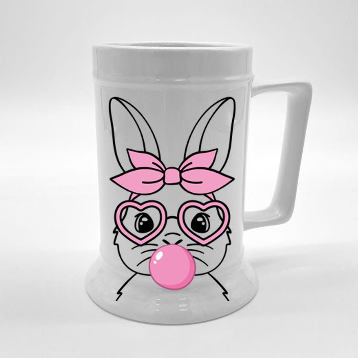 Easter Bunny Bubble Gum Cute Beer Stein