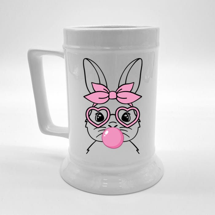 Easter Bunny Bubble Gum Cute Beer Stein