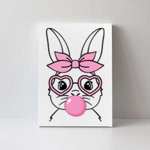 Easter Bunny Bubble Gum Cute Canvas