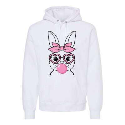 Easter Bunny Bubble Gum Cute Premium Hoodie