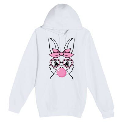 Easter Bunny Bubble Gum Cute Premium Pullover Hoodie