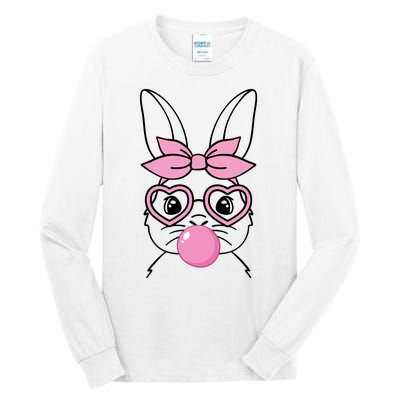 Easter Bunny Bubble Gum Cute Tall Long Sleeve T-Shirt