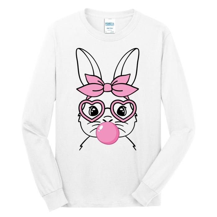 Easter Bunny Bubble Gum Cute Tall Long Sleeve T-Shirt