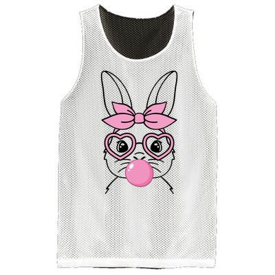 Easter Bunny Bubble Gum Cute Mesh Reversible Basketball Jersey Tank