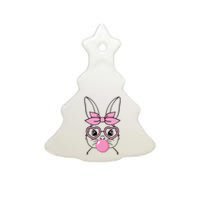 Easter Bunny Bubble Gum Cute Ceramic Tree Ornament