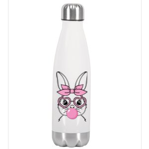 Easter Bunny Bubble Gum Cute Stainless Steel Insulated Water Bottle