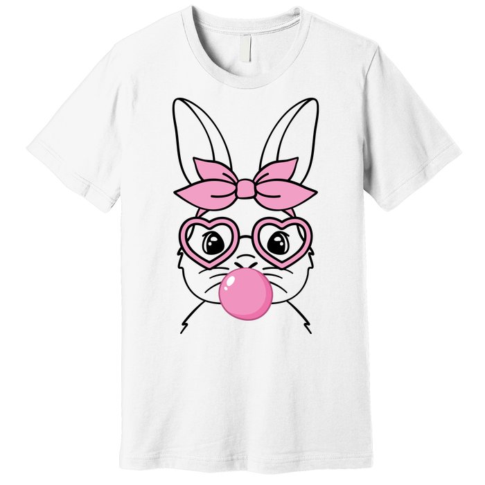 Easter Bunny Bubble Gum Cute Premium T-Shirt