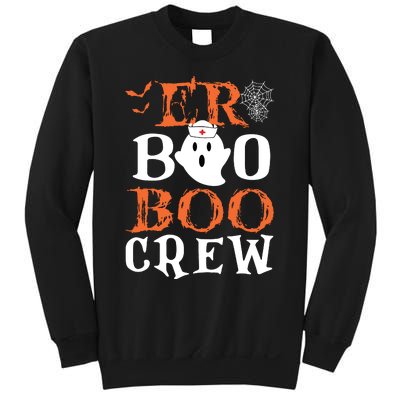 Er Boo Boo Crew Cute Ghost Nurse Halloween Costume Nursing Sweatshirt